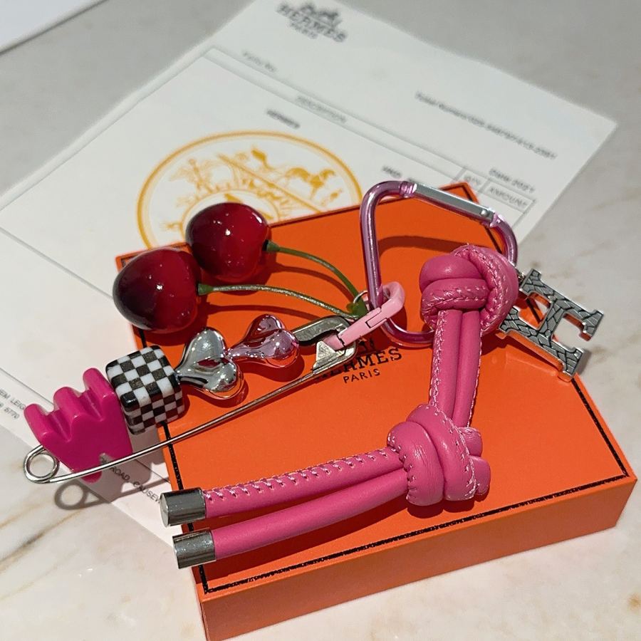 Hermes Jewelry New Hermes Keychain Hermes Charm Keychain Hermes 1:1 k Keychain — photo 4