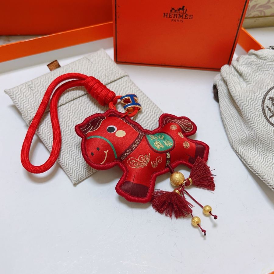 Hermes Jewelry New Hermes Keychain Hermes Charm Keychain Hermes 1:1 k Keychain — photo 6
