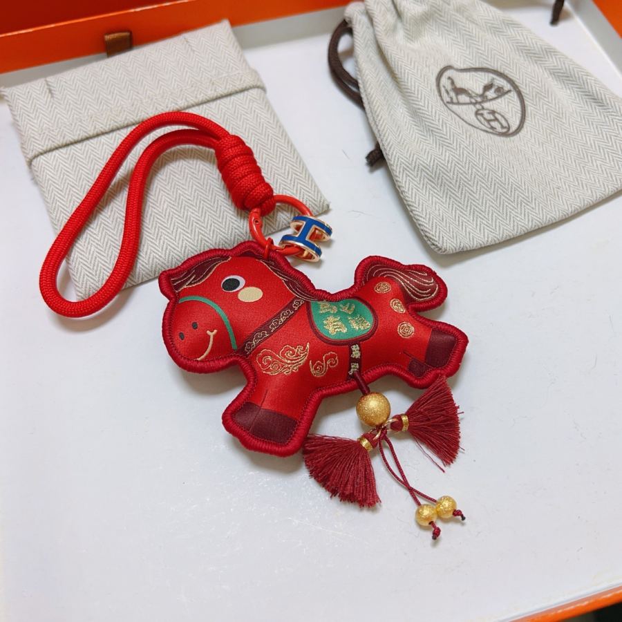 Hermes Jewelry New Hermes Keychain Hermes Charm Keychain Hermes 1:1 k Keychain — photo 4