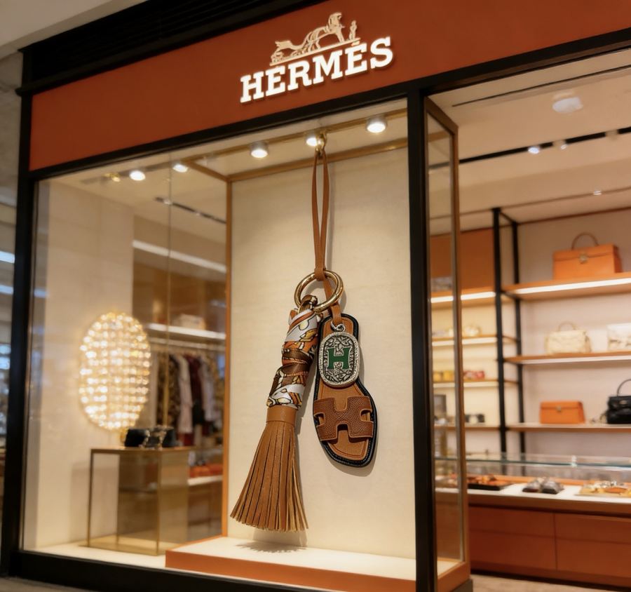 Hermes Jewelry New Hermes Charm Keychain Hermes 1:1 k Keychain — photo 5