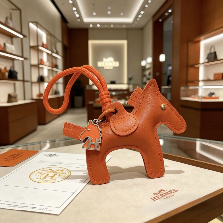 Hermes Jewelry New Hermes Keychain Hermes Charm Keychain Hermes 1:1 k Keychain — photo 6