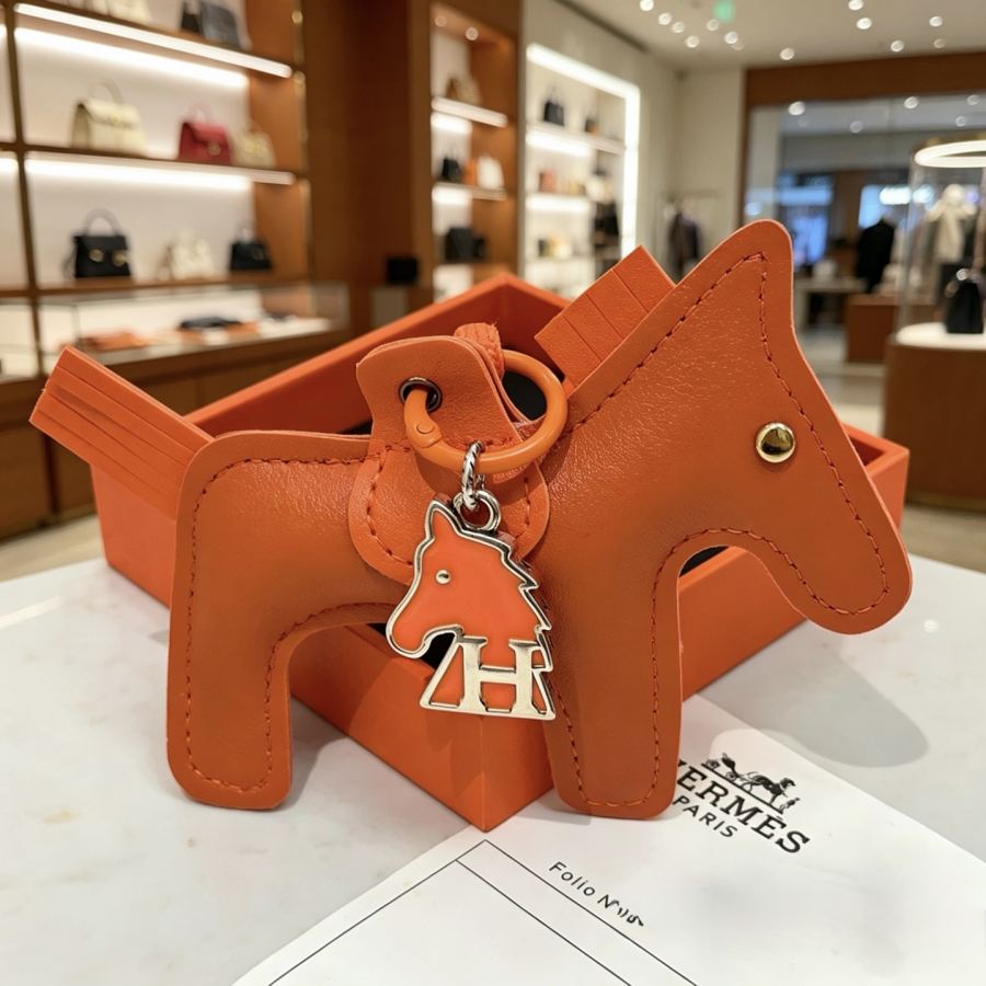 Hermes Jewelry New Hermes Keychain Hermes Charm Keychain Hermes 1:1 k Keychain — photo 5