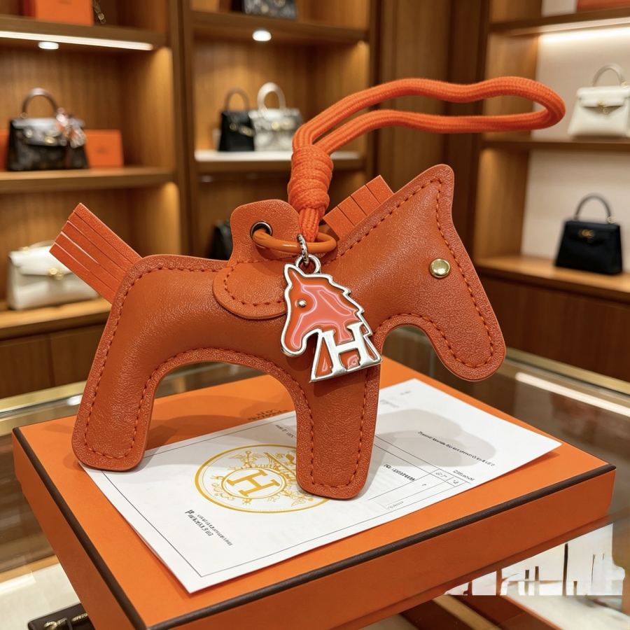 Hermes Jewelry New Hermes Keychain Hermes Charm Keychain Hermes 1:1 k Keychain — photo 2