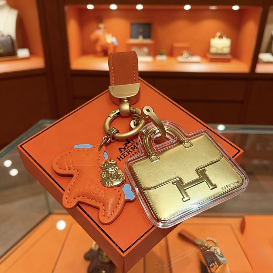 Hermes Jewelry New Hermes Keychain Hermes Charm Keychain Hermes 1:1 k Keychain — photo 4