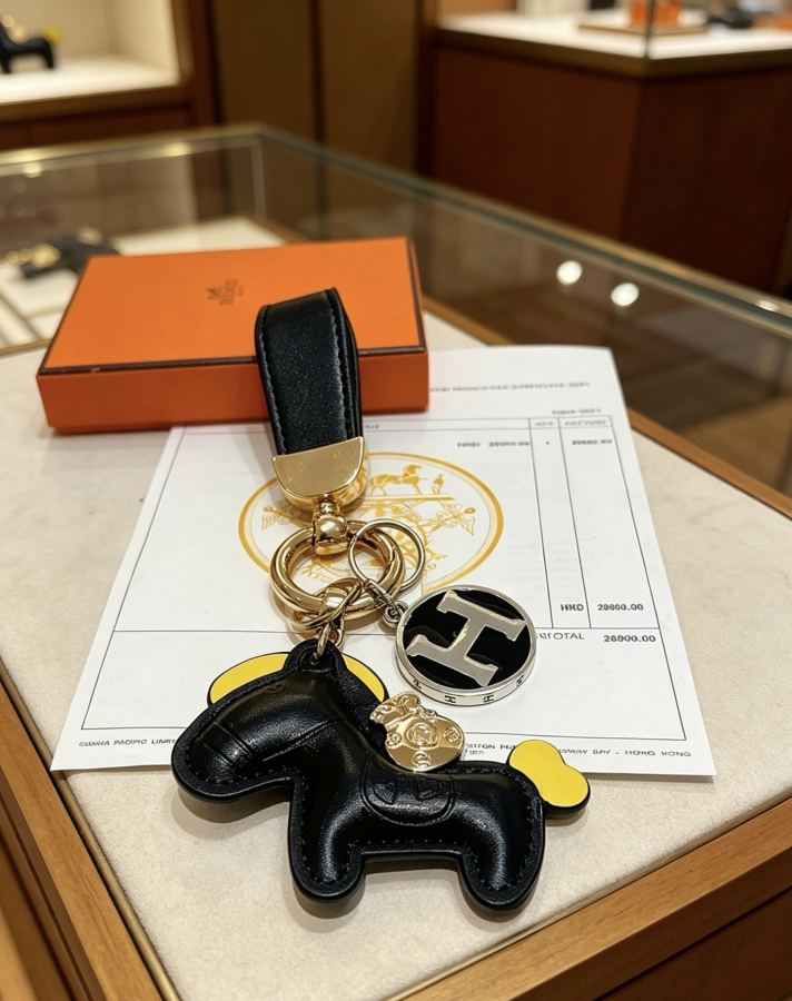 Hermes Jewelry New Hermes Keychain Hermes Charm Keychain Hermes 1:1 k Keychain — photo 6