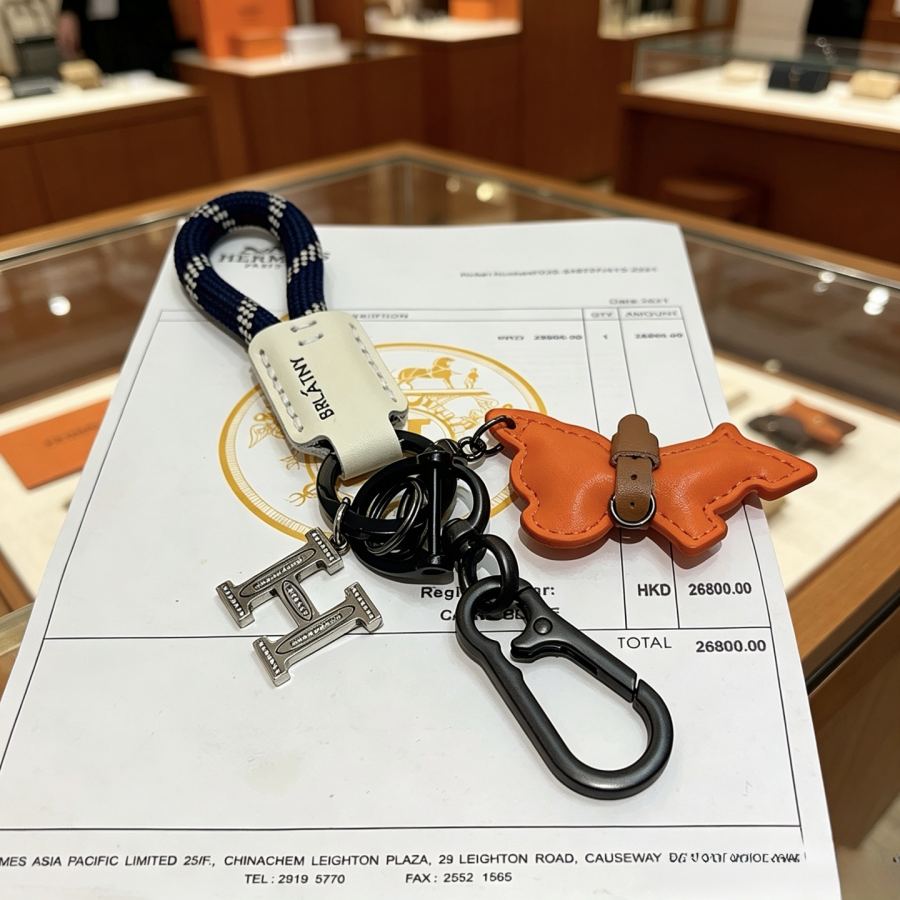 Hermes Jewelry New Hermes Keychain Hermes Charm Keychain Hermes 1:1 k Keychain — photo 4