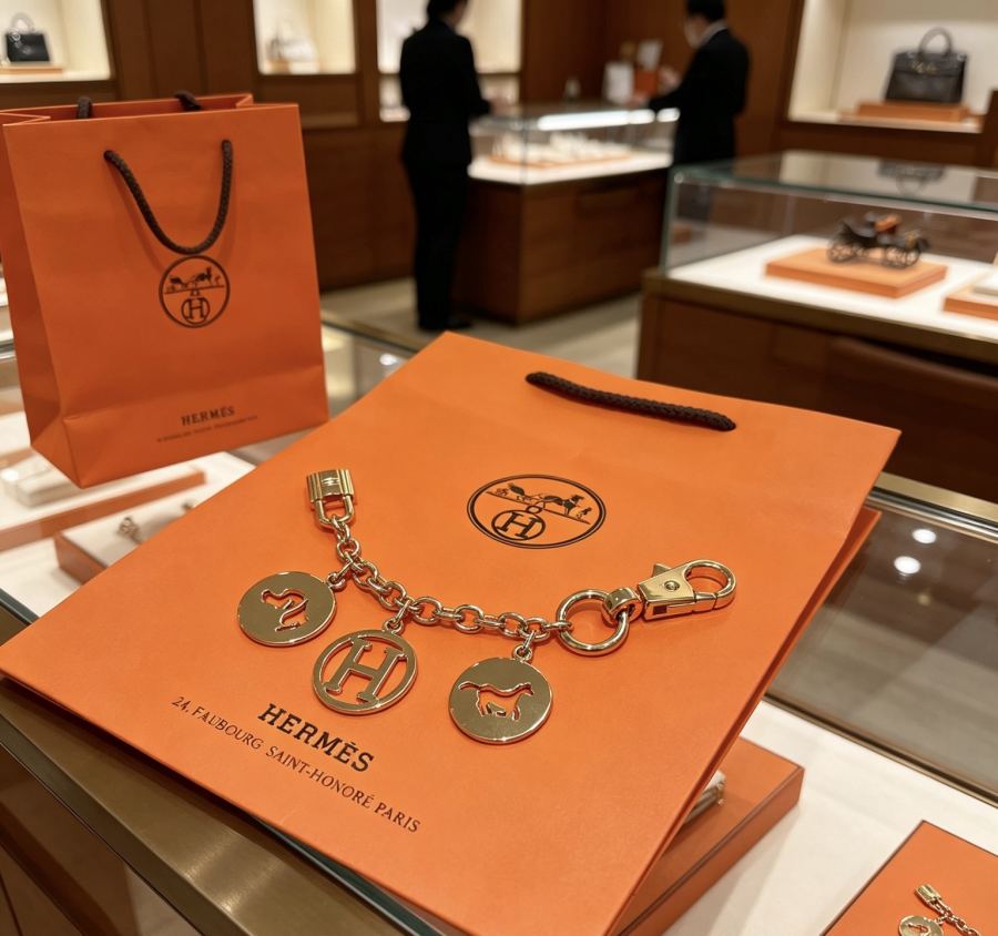 Hermes Jewelry New Hermes Keychain Hermes Charm Keychain Hermes 1:1 k Keychain — photo 4