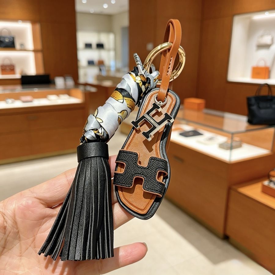 Hermes Jewelry New Hermes Keychain Hermes Charm Keychain Hermes 1:1 k Keychain — photo 6