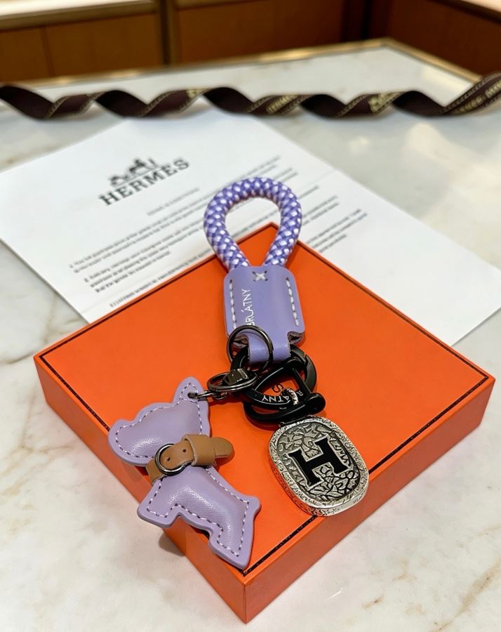 Hermes Jewelry New Hermes Keychain Hermes Charm Keychain Hermes 1:1 k Keychain — photo 3