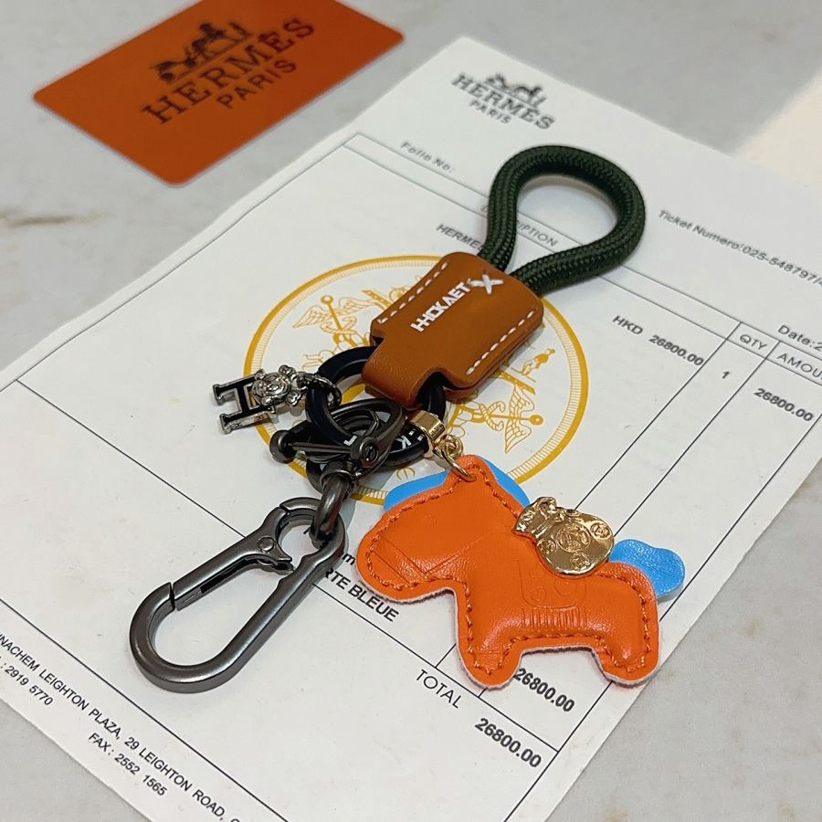 Hermes Jewelry New Hermes Keychain Hermes Charm Keychain Hermes 1:1 k Keychain — photo 5