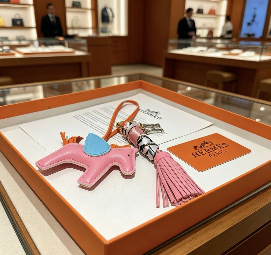 Hermes Jewelry New Hermes Keychain Hermes Charm Keychain Hermes 1:1 k Keychain — photo 5
