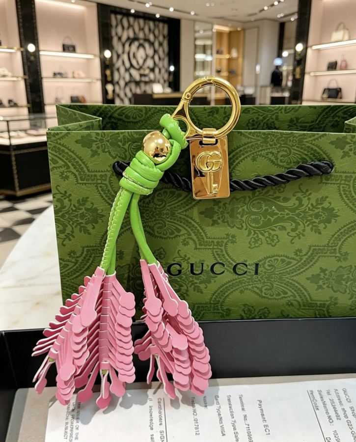 Gucci Jewelry New Release 𝐆𝐮𝐜𝐜𝐢 Keychain New Charm Anger Forest G Keychain — AAA Quality Replica