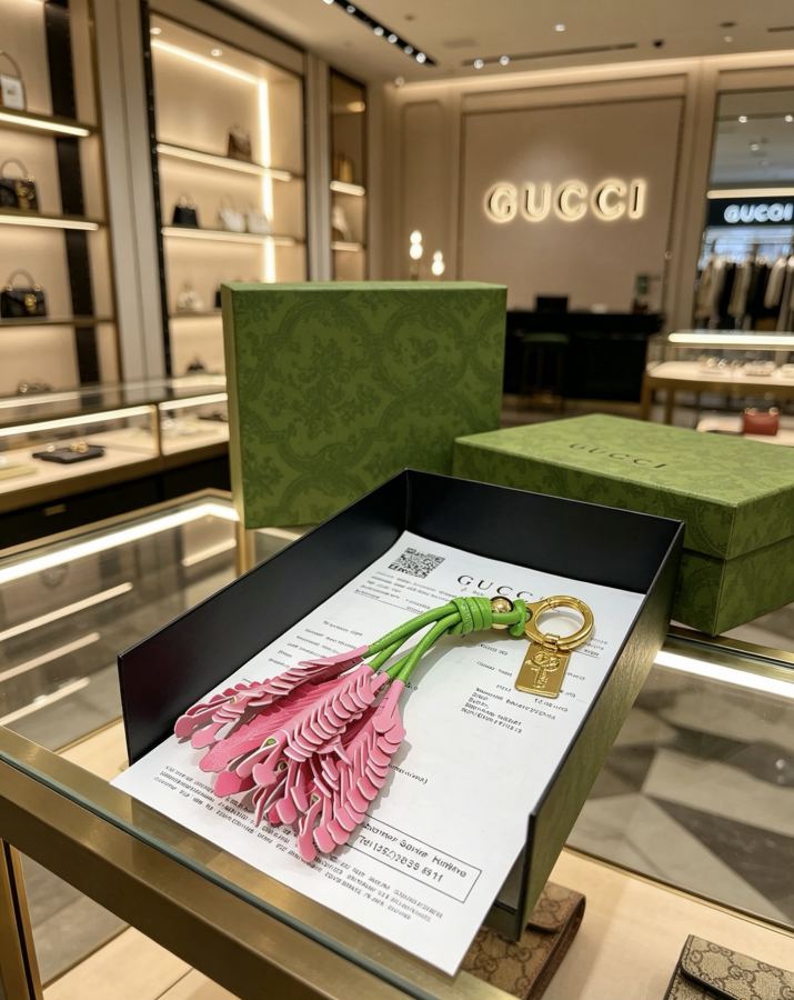 Gucci Jewelry New Release 𝐆𝐮𝐜𝐜𝐢 Keychain New Charm Anger Forest G Keychain — AAA Quality Replica — photo 2