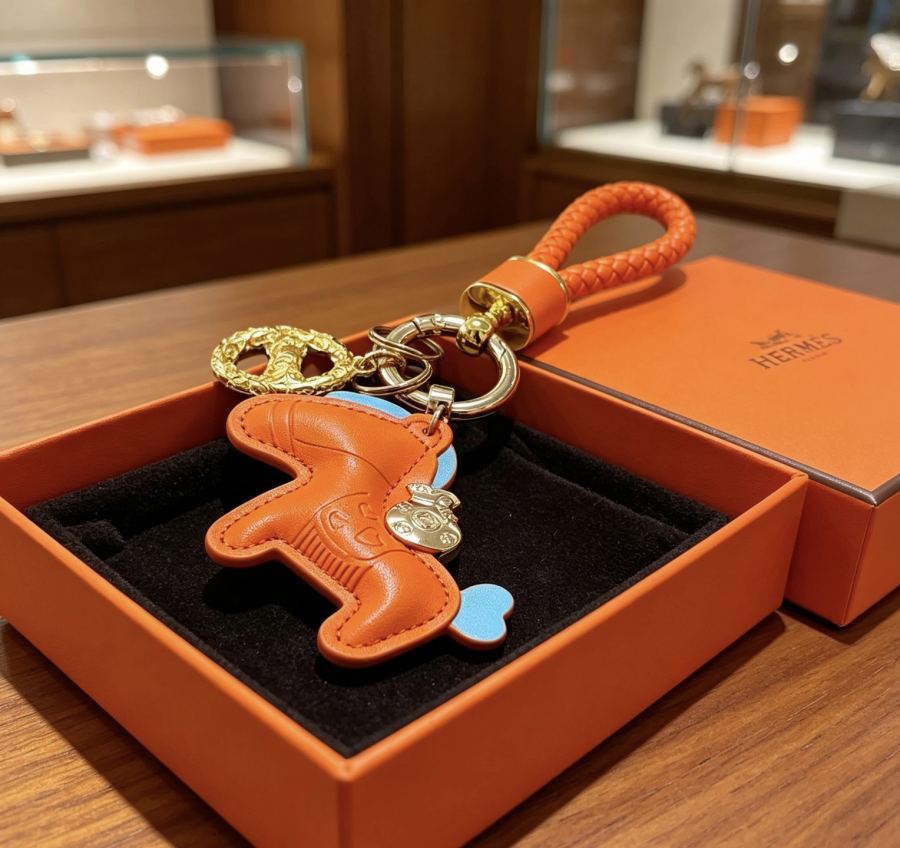 Hermes Jewelry New Hermes Keychain Hermes Charm Keychain Hermes 1:1 k Keychain — photo 5