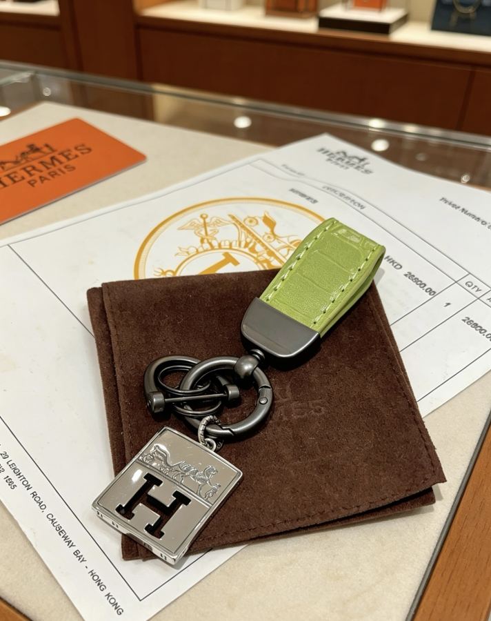 Hermes Jewelry New Hermes Keychain Hermes Charm Keychain Hermes 1:1 k Keychain — photo 4