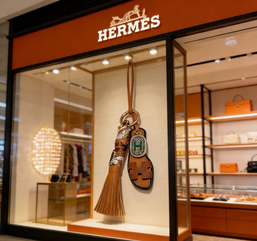 Hermes Jewelry New Hermes Charm Keychain Hermes 1:1 k Keychain — photo 5