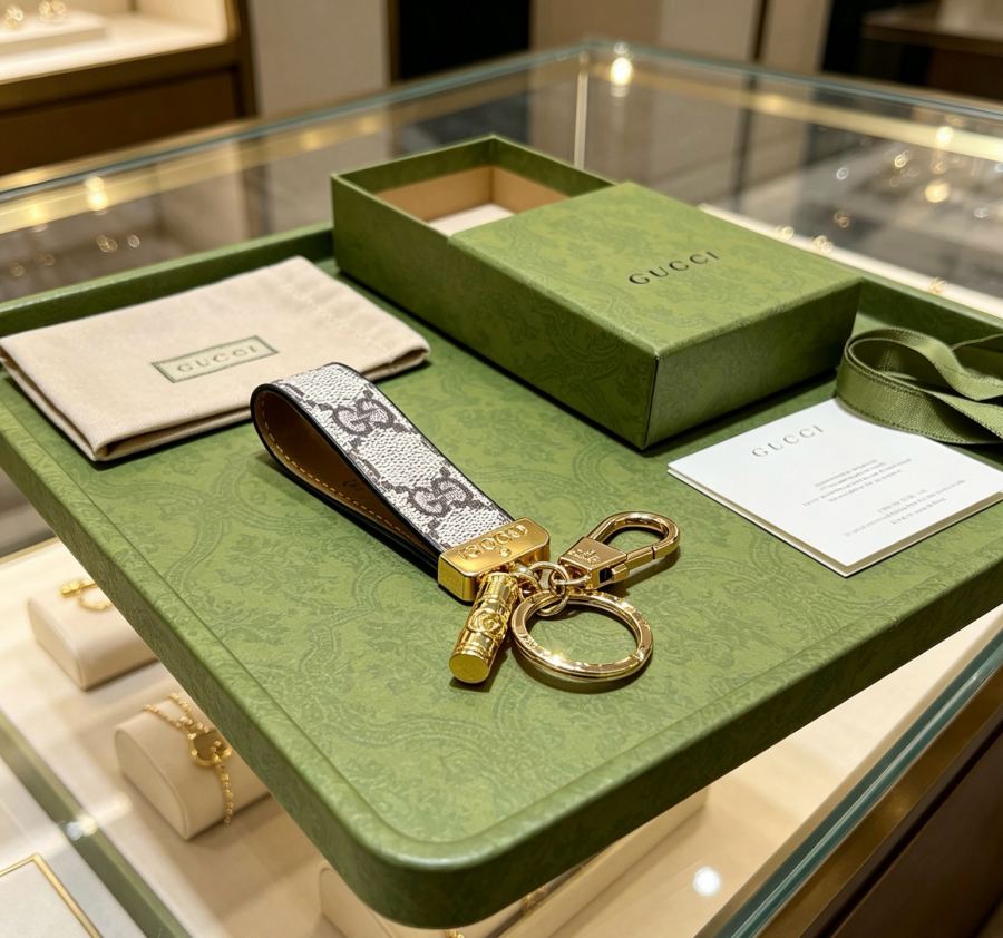 Gucci Jewelry New Release 𝐆𝐮𝐜𝐜𝐢 Keychain New Charm Anger Forest G Keychain — 1:1 Replica — photo 7