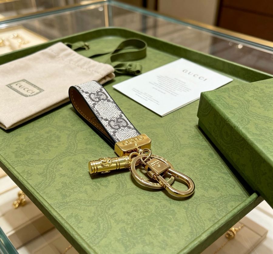 Gucci Jewelry New Release 𝐆𝐮𝐜𝐜𝐢 Keychain New Charm Anger Forest G Keychain — 1:1 Replica