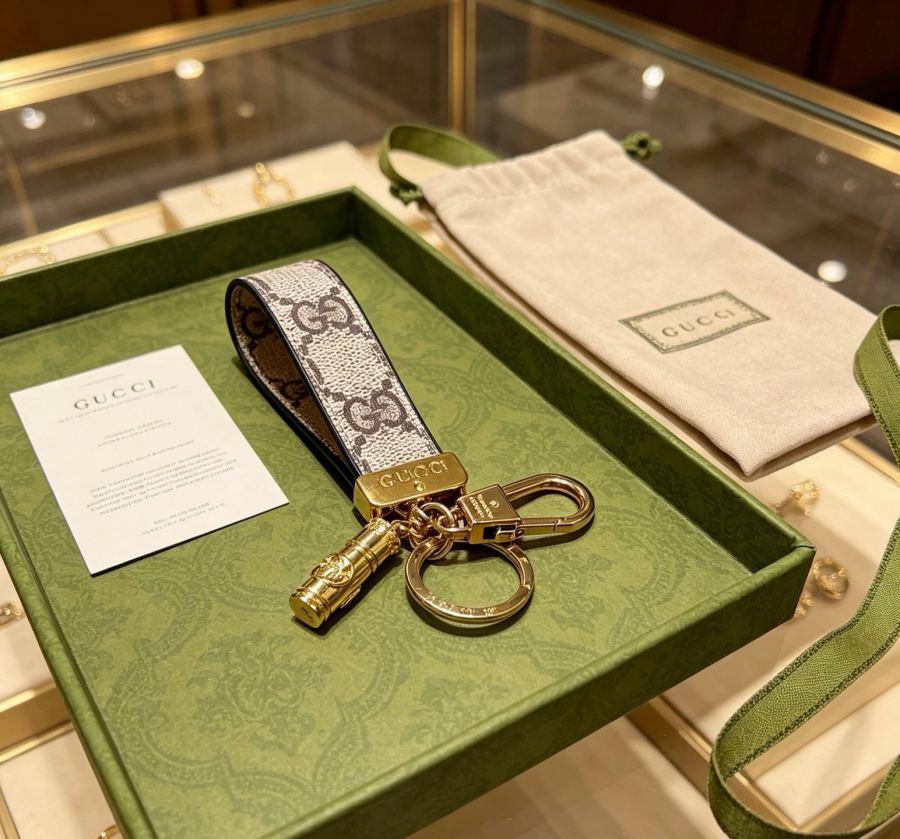 Gucci Jewelry New Release 𝐆𝐮𝐜𝐜𝐢 Keychain New Charm Anger Forest G Keychain — 1:1 Replica — photo 5