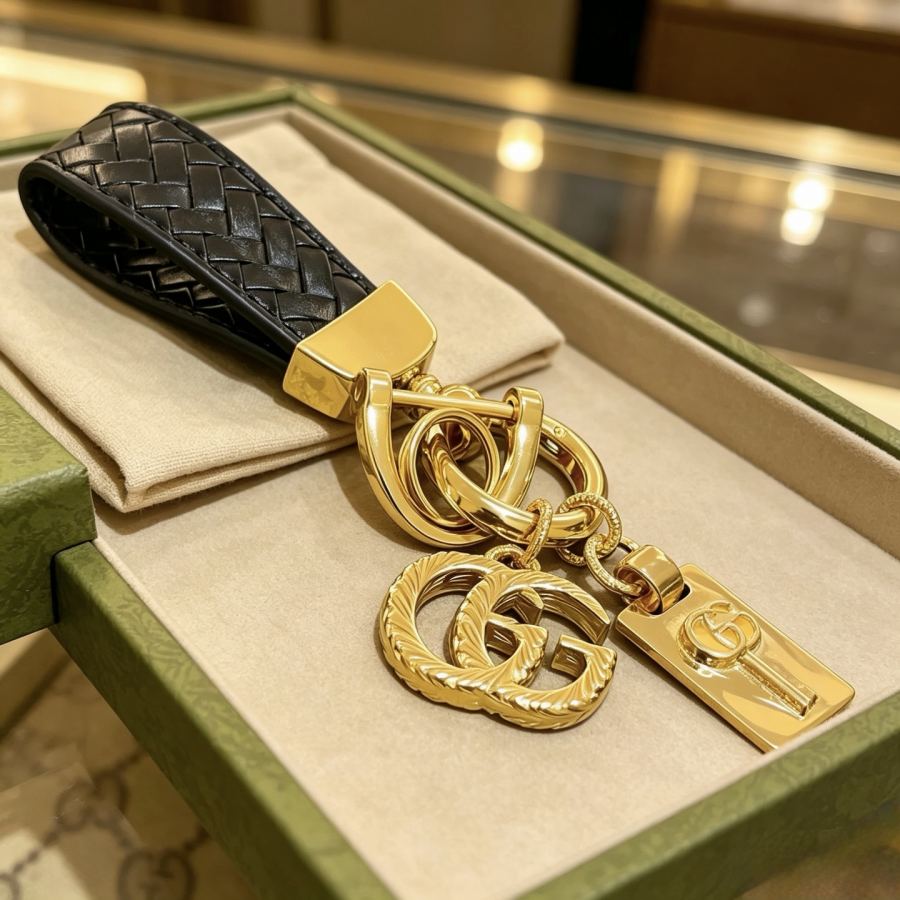 Gucci Jewelry New Release 𝐆𝐮𝐜𝐜𝐢 Keychain New Charm Anger Forest G Keychain — AAA Quality Replica