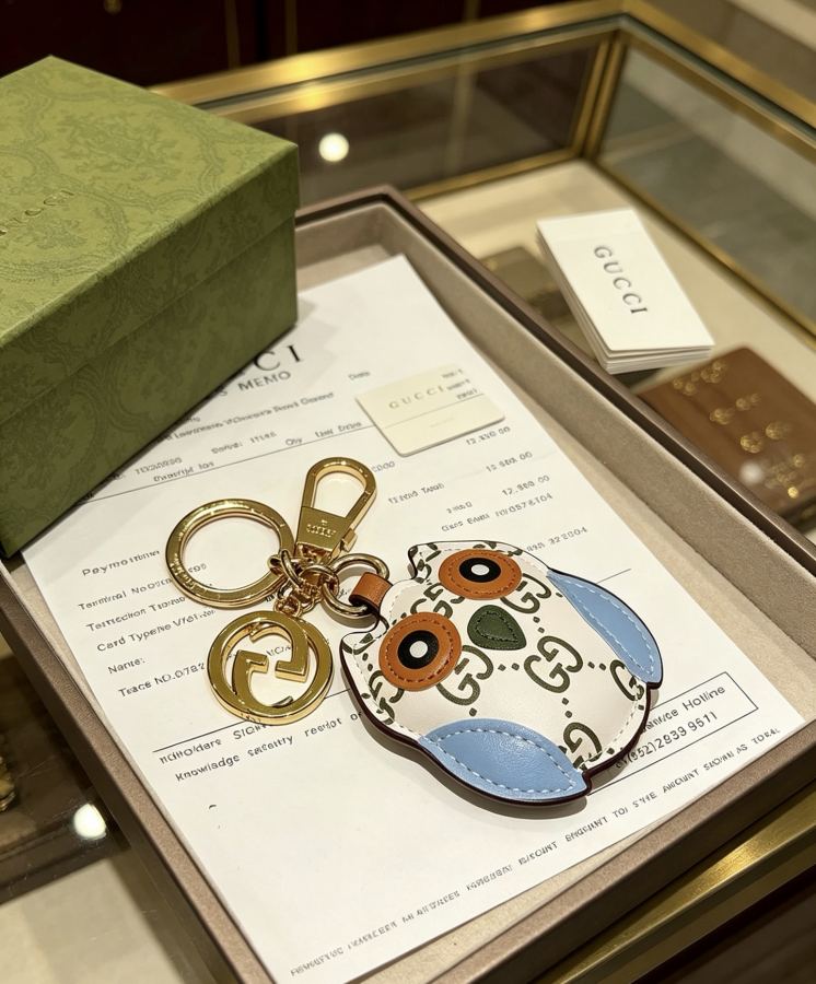 Gucci Jewelry New Release 𝐆𝐮𝐜𝐜𝐢 Keychain New Charm Anger Forest G Keychain — 1:1 Replica For Sale — photo 6