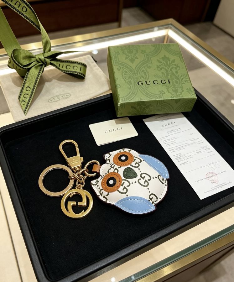 Gucci Jewelry New Release 𝐆𝐮𝐜𝐜𝐢 Keychain New Charm Anger Forest G Keychain — 1:1 Replica For Sale