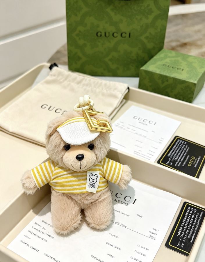 Gucci Jewelry New Release 𝐆𝐮𝐜𝐜𝐢 Keychain New Charm Anger Forest G Keychain — 1:1 Replica For Sale — photo 6