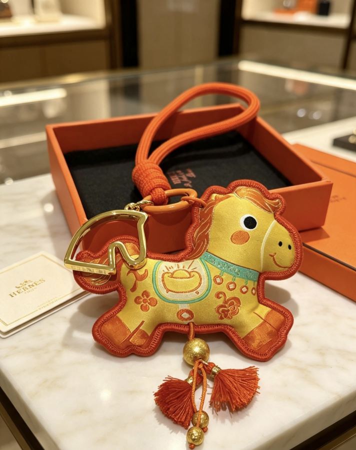 Hermes Jewelry New Hermes Keychain Hermes Charm Keychain Hermes 1:1 k Keychain