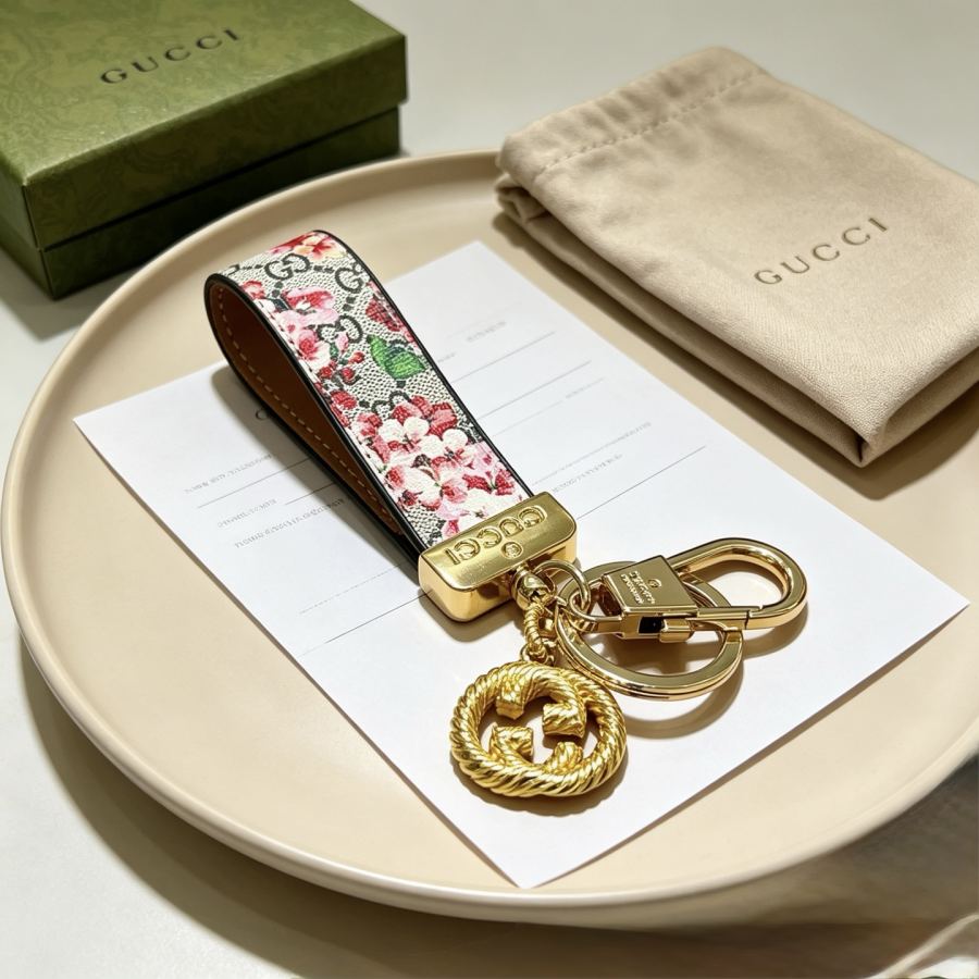 Gucci Jewelry New Release 𝐆𝐮𝐜𝐜𝐢 Keychain New Charm Anger Forest G Keychain — AAA Quality Replica
