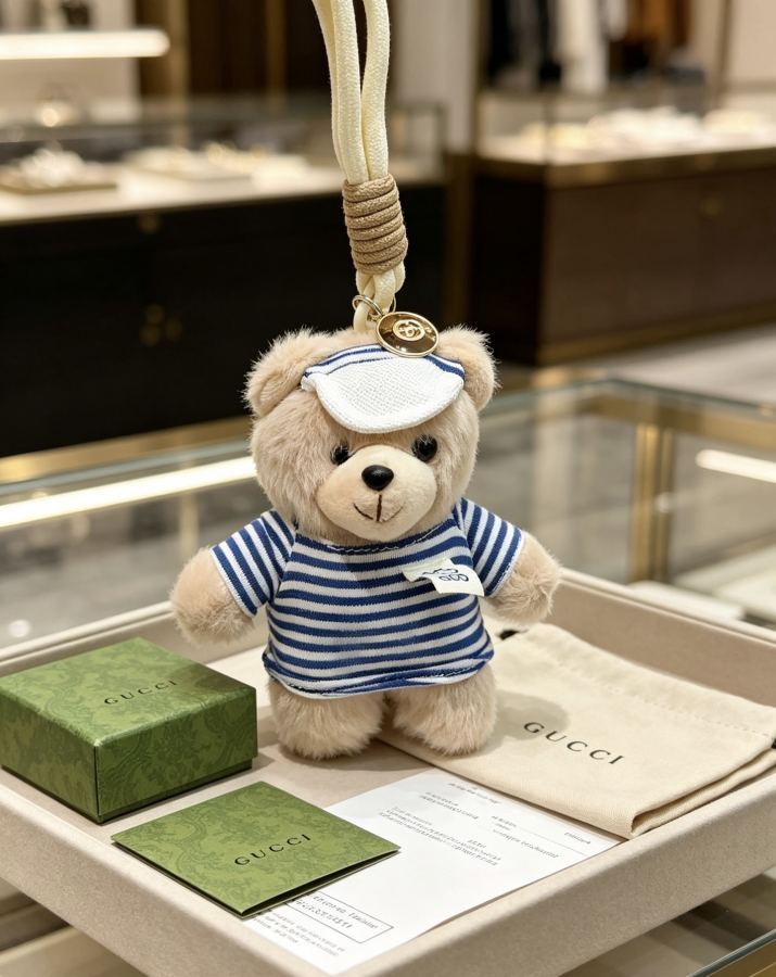 Gucci Jewelry New Release 𝐆𝐮𝐜𝐜𝐢 Keychain New Charm Anger Forest G Keychain — Premium Replica — photo 4