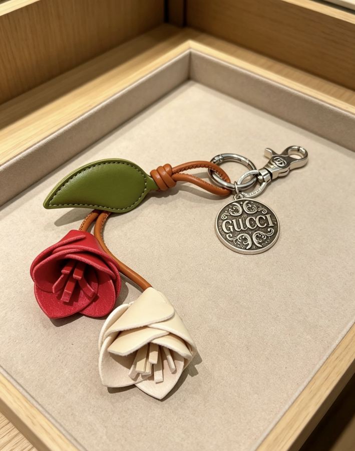 Gucci Jewelry New Release 𝐆𝐮𝐜𝐜𝐢 Keychain New Charm Anger Forest G Keychain — 1:1 Replica — photo 3