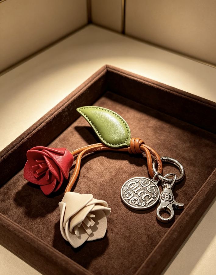 Gucci Jewelry New Release 𝐆𝐮𝐜𝐜𝐢 Keychain New Charm Anger Forest G Keychain — 1:1 Replica