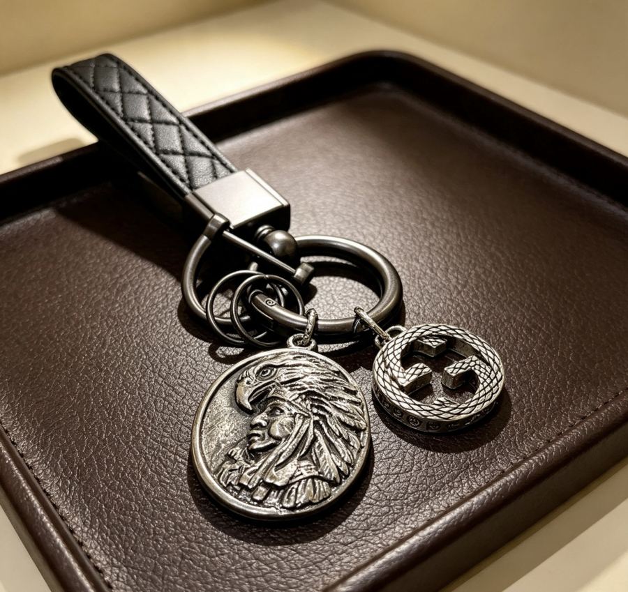 Gucci Jewelry New Release 𝐆𝐮𝐜𝐜𝐢 Keychain New Charm Anger Forest G Keychain — 1:1 Replica For Sale — photo 3