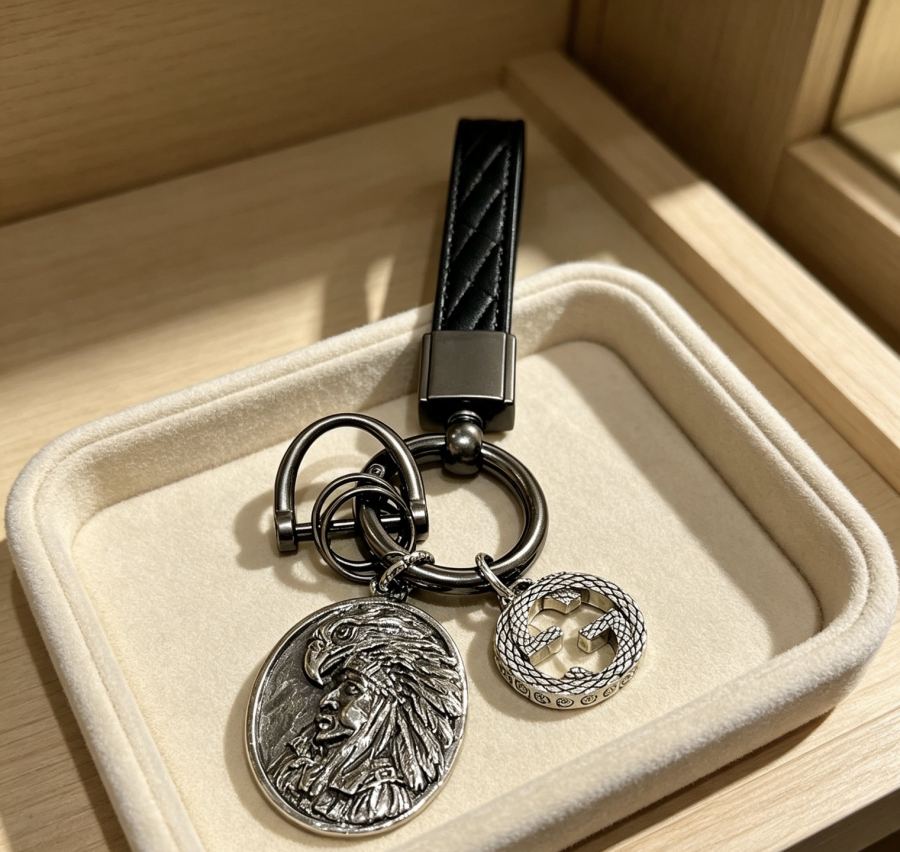 Gucci Jewelry New Release 𝐆𝐮𝐜𝐜𝐢 Keychain New Charm Anger Forest G Keychain — 1:1 Replica For Sale — photo 2