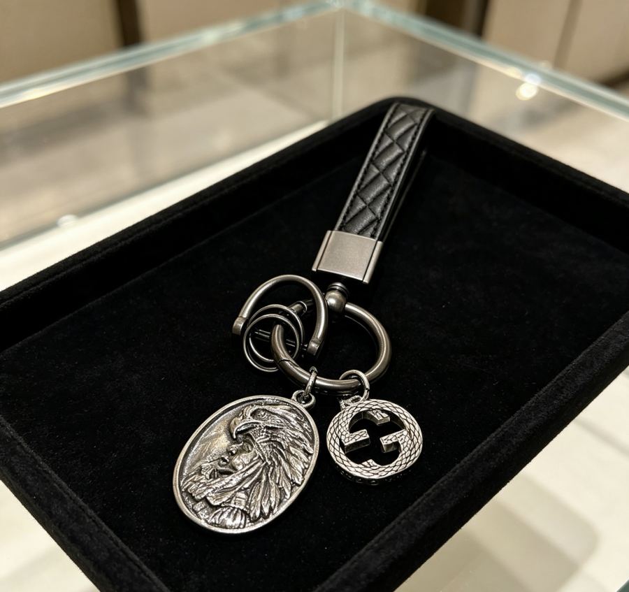 Gucci Jewelry New Release 𝐆𝐮𝐜𝐜𝐢 Keychain New Charm Anger Forest G Keychain — 1:1 Replica For Sale — photo 4