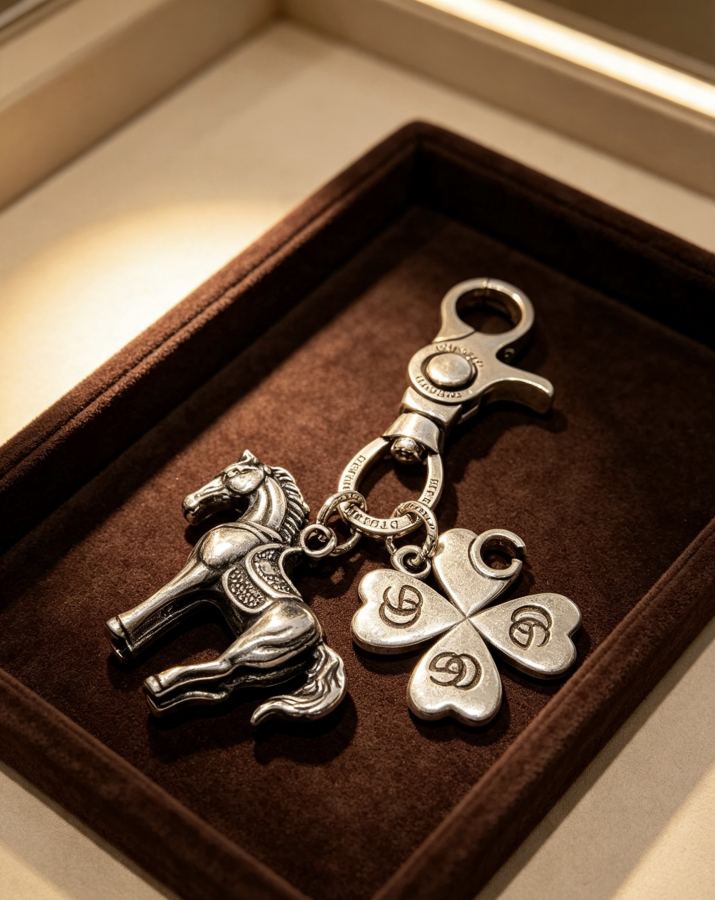 Gucci Jewelry New Release 𝐆𝐮𝐜𝐜𝐢 Keychain New Charm Anger Forest G Keychain — Premium Replica — photo 6