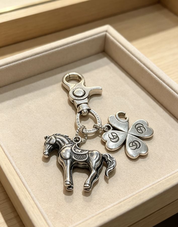 Gucci Jewelry New Release 𝐆𝐮𝐜𝐜𝐢 Keychain New Charm Anger Forest G Keychain — Premium Replica — photo 2