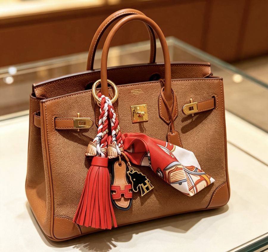 Hermes Jewelry New Hermes Keychain Hermes Charm Keychain Hermes 1:1 k Keychain — photo 3