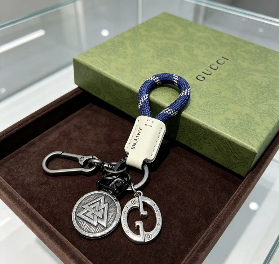 Gucci Jewelry New Release 𝐆𝐮𝐜𝐜𝐢 Keychain New Charm Anger Forest G Keychain — 1:1 Replica For Sale — photo 3