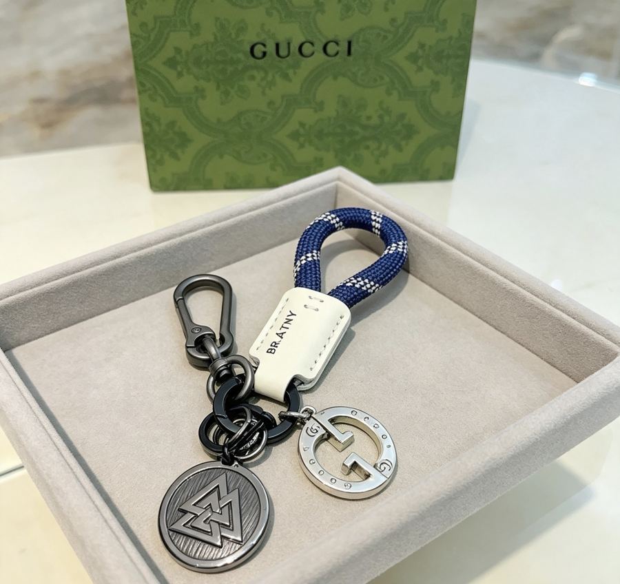 Gucci Jewelry New Release 𝐆𝐮𝐜𝐜𝐢 Keychain New Charm Anger Forest G Keychain — 1:1 Replica For Sale — photo 2
