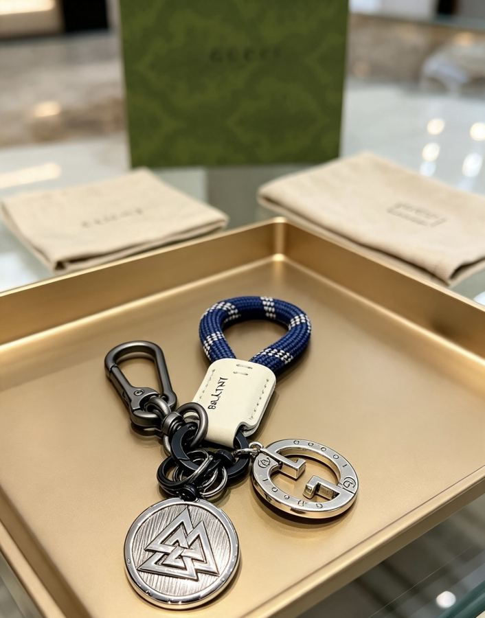 Gucci Jewelry New Release 𝐆𝐮𝐜𝐜𝐢 Keychain New Charm Anger Forest G Keychain — 1:1 Replica For Sale — photo 6