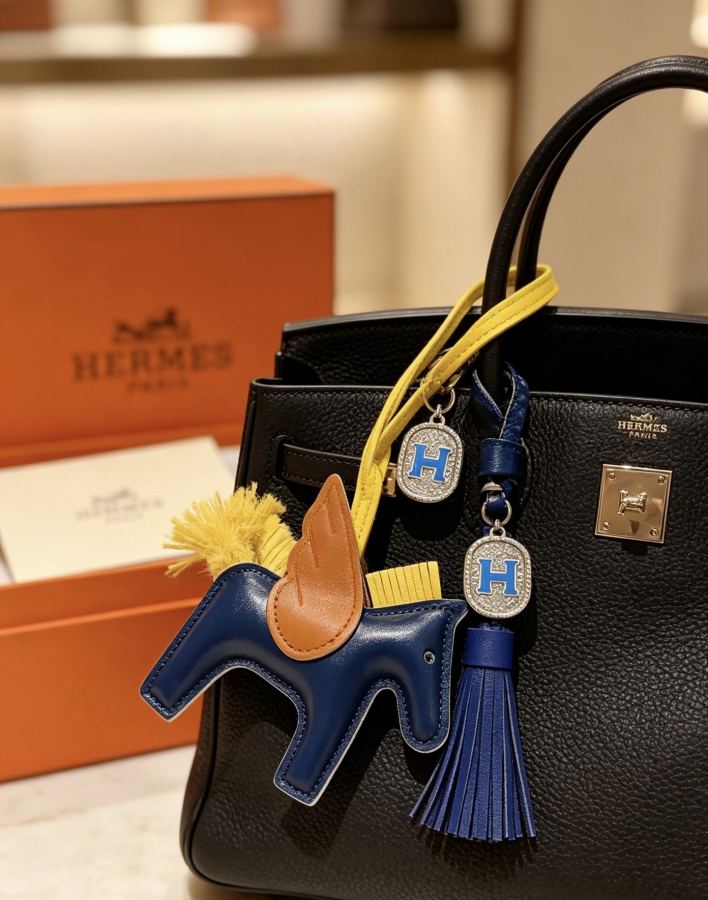 Hermes Jewelry New Hermes Keychain Hermes Charm Keychain Hermes 1:1 k Charm — photo 5