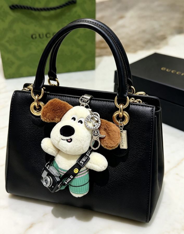 Gucci Jewelry New Release 𝐆𝐮𝐜𝐜𝐢 Keychain New Charm Anger Forest G Keychain — AAA Quality Replica — photo 6