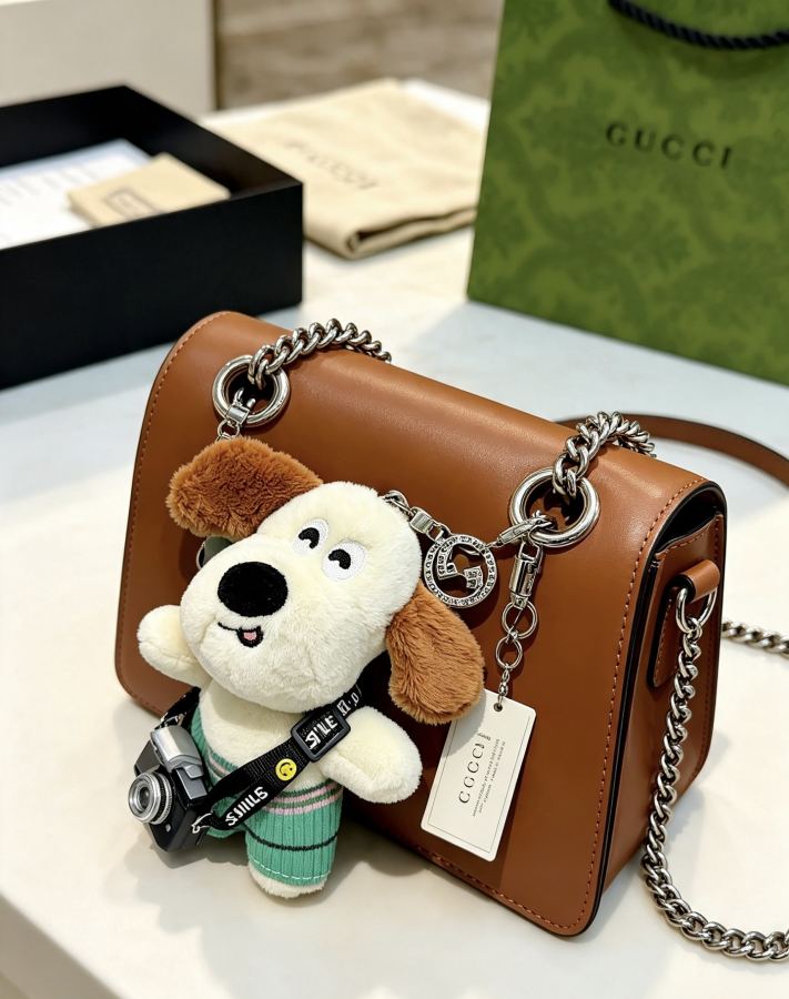 Gucci Jewelry New Release 𝐆𝐮𝐜𝐜𝐢 Keychain New Charm Anger Forest G Keychain — AAA Quality Replica