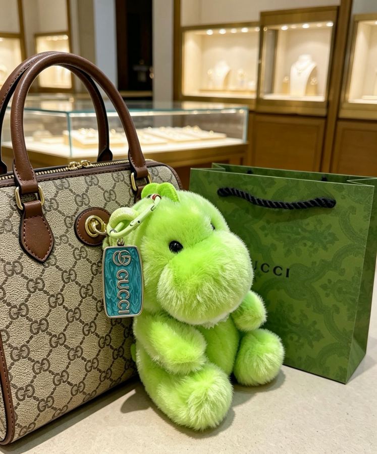 Gucci Jewelry New Release 𝐆𝐮𝐜𝐜𝐢 Keychain New Charm Anger Forest G Keychain — 1:1 Replica For Sale — photo 7