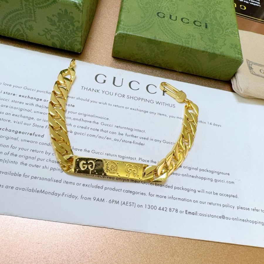 Gucci Jewelry top-tier Gucci New feel logo nice 18 20 22 — AAA Quality Replica
