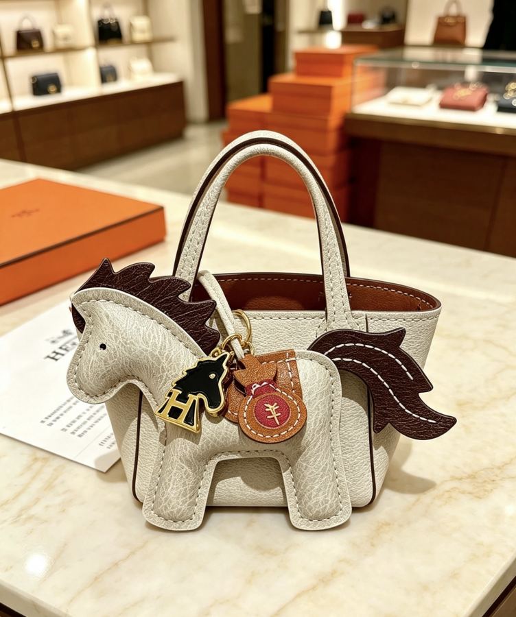 Hermes Jewelry New Hermes Keychain Hermes Charm Keychain Hermes 1:1 k Keychain — photo 6