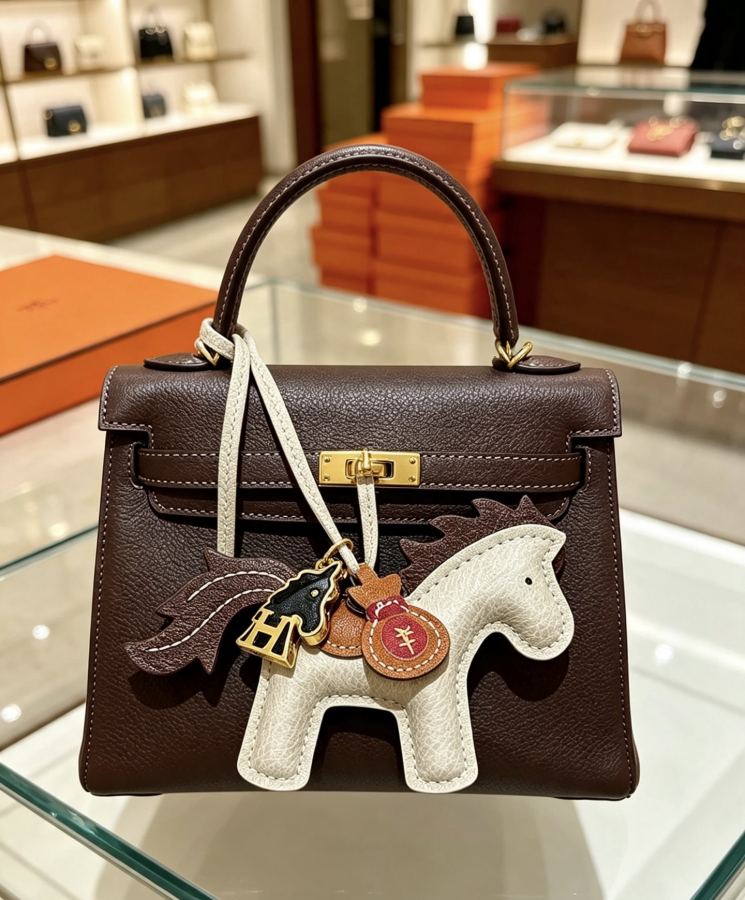 Hermes Jewelry New Hermes Keychain Hermes Charm Keychain Hermes 1:1 k Keychain — photo 2