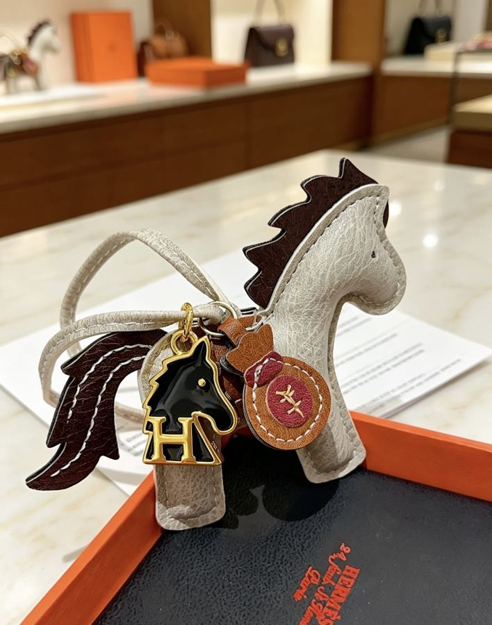 Hermes Jewelry New Hermes Keychain Hermes Charm Keychain Hermes 1:1 k Keychain — photo 8