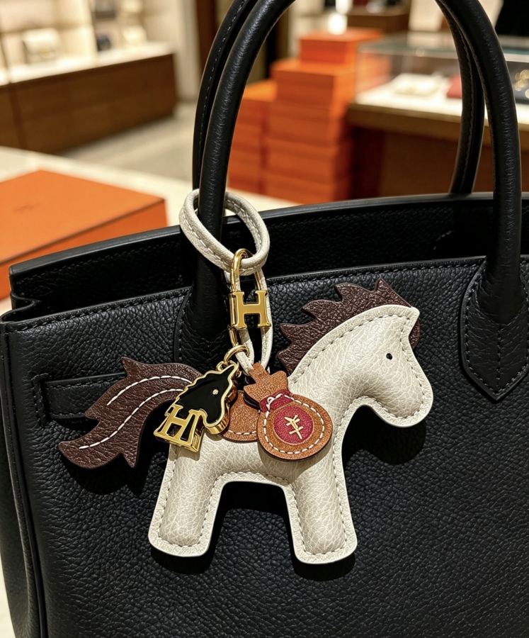 Hermes Jewelry New Hermes Keychain Hermes Charm Keychain Hermes 1:1 k Keychain — photo 5